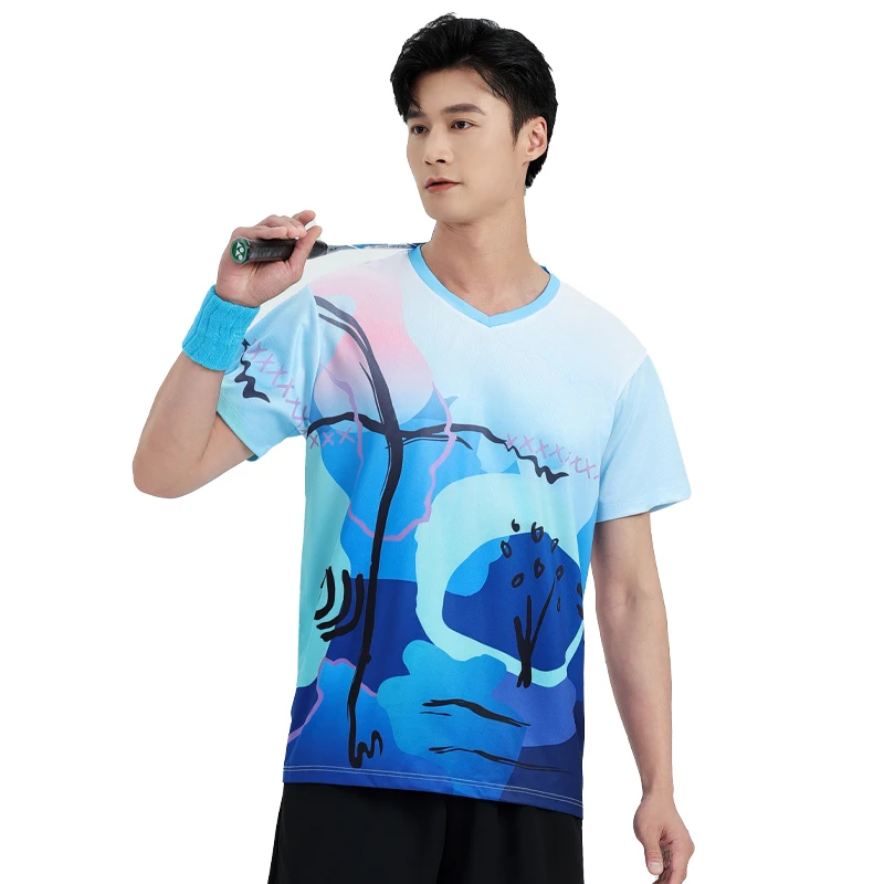 Men Badminton Short Sleeves Quick Dry Tennis New Fitness Running Sport Fashion Shirts Training Breathable Uniform Game Jerseys
Men Badminton Short Sleeves Quick Dry Tennis New Fitness Running Sport Fashion Shirts Training Breathable Uniform Game Jerseys