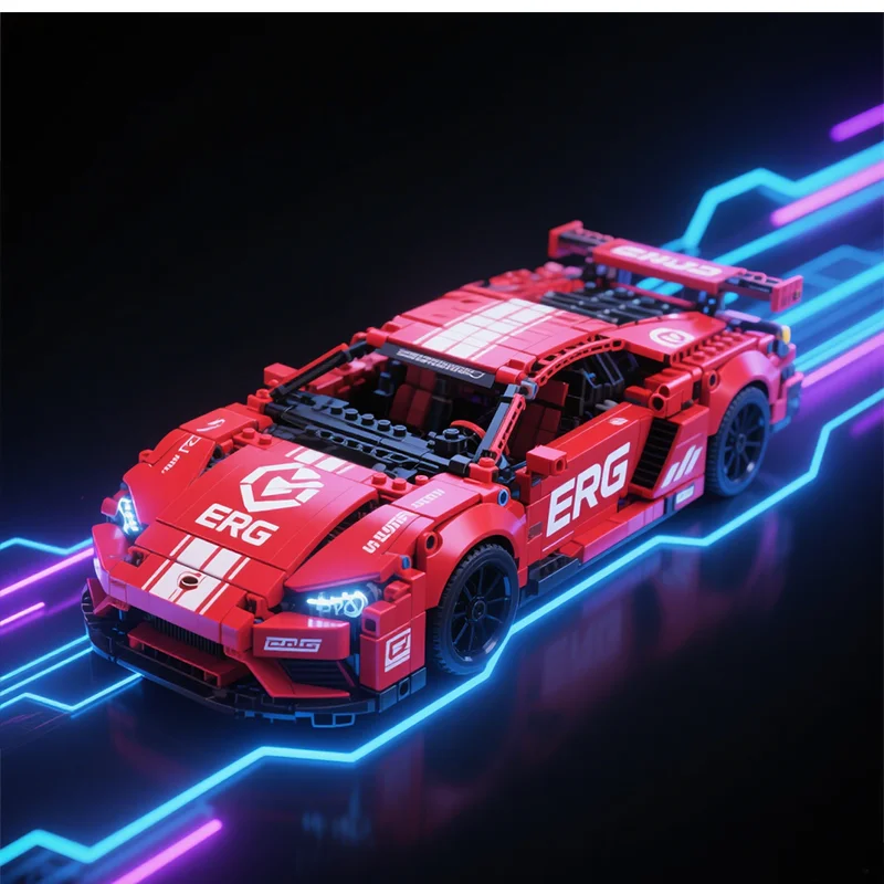 Строительные блоки, 8-секционный автомобиль MOC Super Champion V6, модель 378 деталей, креативные кирпичи, игрушка для детей
Строительные блоки, 8-секционный автомобиль MOC Super Champion V6, модель 378 деталей, креативные кирпичи, игрушка для детей