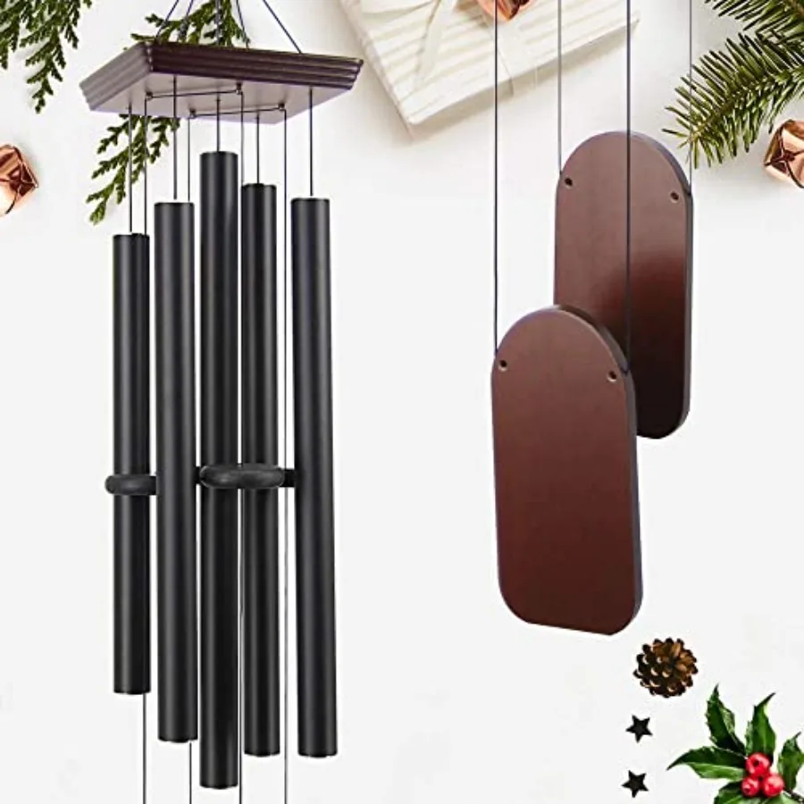 Большие уличные ветряные колокольчики для памяти с 5 тяжелыми алюминиевыми трубками, настроенные на гармоничную мелодию
Большие уличные ветряные колокольчики для памяти с 5 тяжелыми алюминиевыми трубками, настроенные на гармоничную мелодию