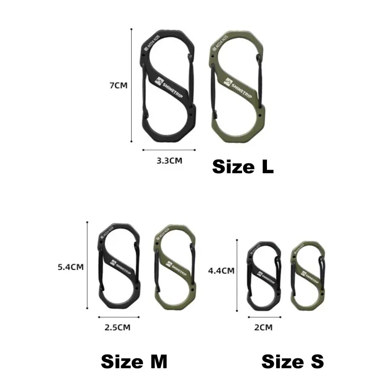 SHINETRIP 2026 Tactical Carabiner Keychain Dual Head Clasp Outdoor Camping Hiking Backpack Clip Emergency Tool Portable Gear
SHINETRIP 2026 Tactical Carabiner Keychain Dual Head Clasp Outdoor Camping Hiking Backpack Clip Emergency Tool Portable Gear
