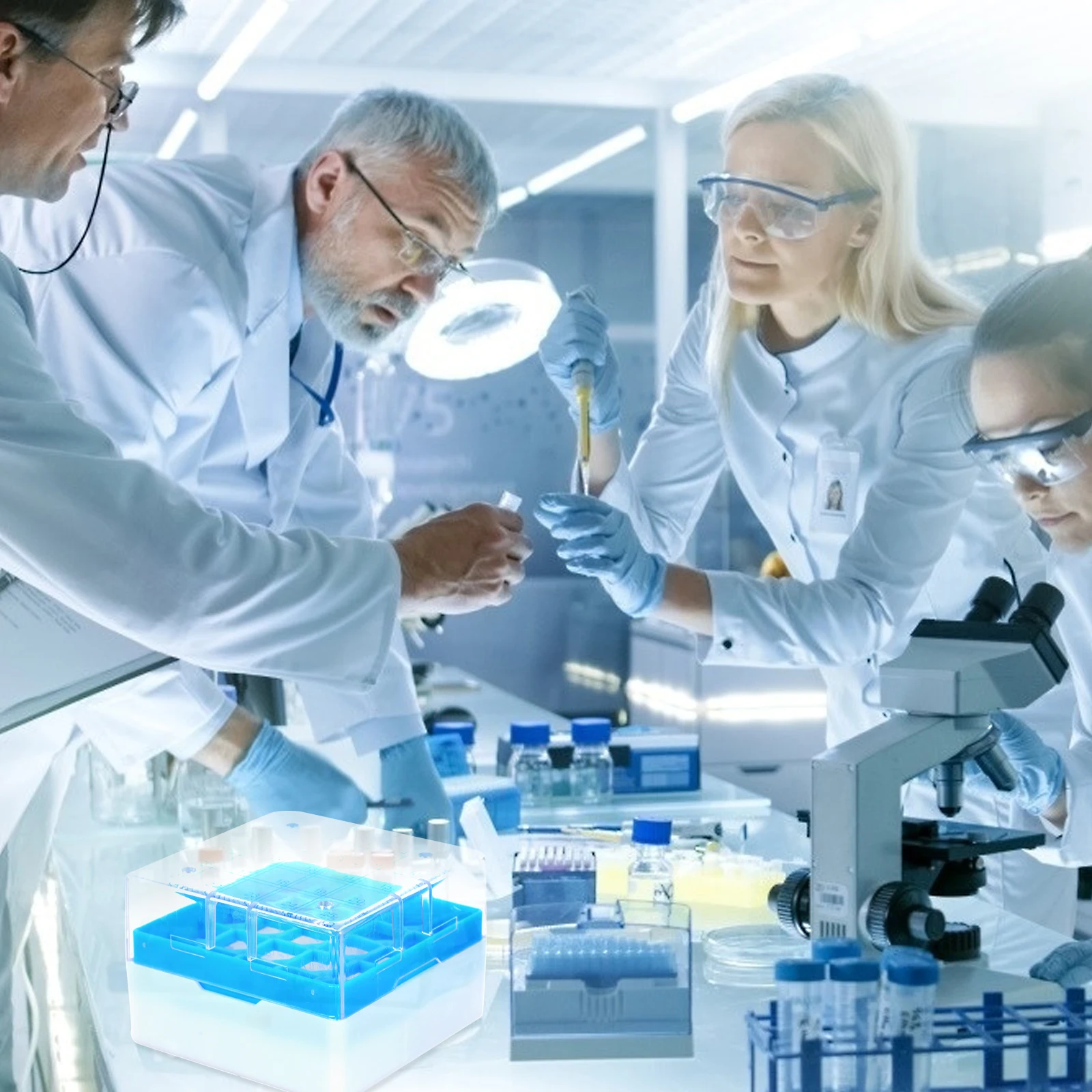25 -grid Freezer Sample Storage Boxes Microcentrifuge Tube Rack Cryogenic Vial Ice Bin for Cryovial Cryovials Pc
25 -grid Freezer Sample Storage Boxes Microcentrifuge Tube Rack Cryogenic Vial Ice Bin for Cryovial Cryovials Pc