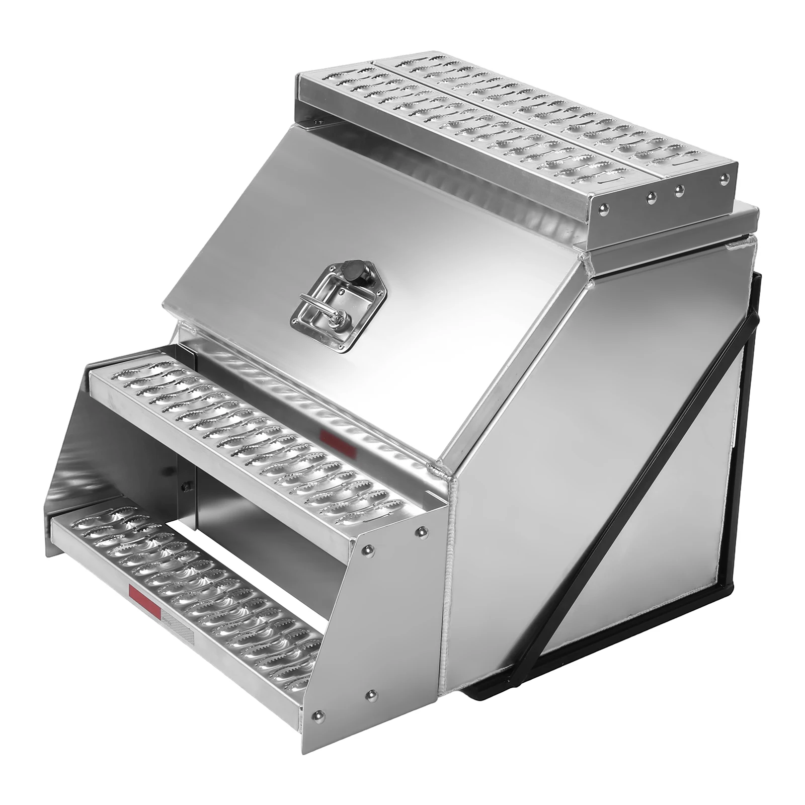 Aluminum Side Mount Tool Box 12/23 Inch Step Saddle Box with T-Handle Latch Lock Compatible for Peterbilt & More
Aluminum Side Mount Tool Box 12/23 Inch Step Saddle Box with T-Handle Latch Lock Compatible for Peterbilt & More