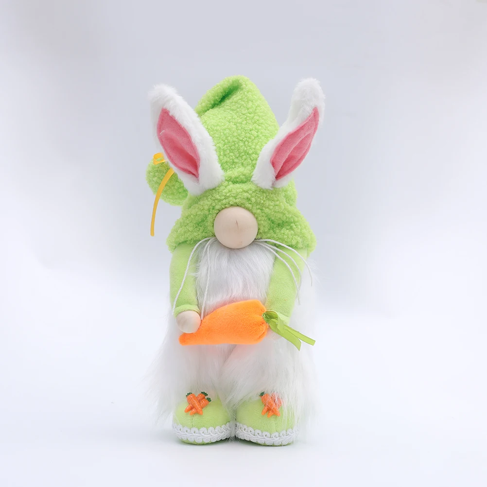 Stuffed Bunny Gnome Desktop Decors Easter Adorn Soft Party Adornment Festive Rabbit Decoration Lovely Ornament
Stuffed Bunny Gnome Desktop Decors Easter Adorn Soft Party Adornment Festive Rabbit Decoration Lovely Ornament