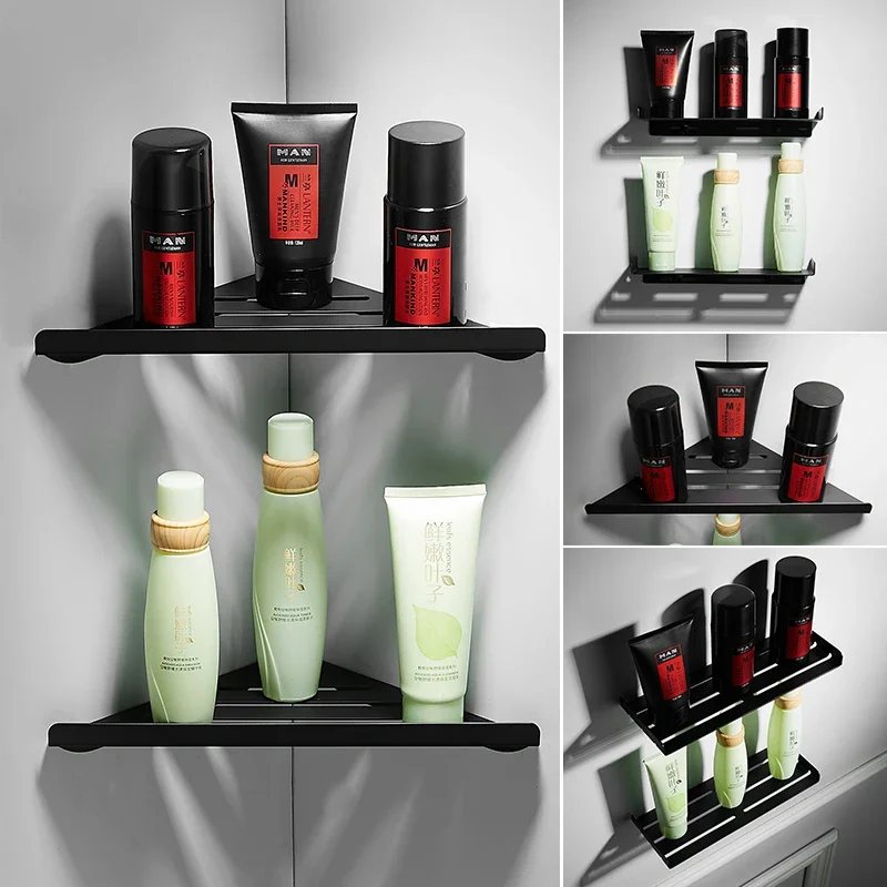 304 Stainless steel bathroom corner shelf toilet storage rack black wall mounted bathroom shelf
304 Stainless steel bathroom corner shelf toilet storage rack black wall mounted bathroom shelf