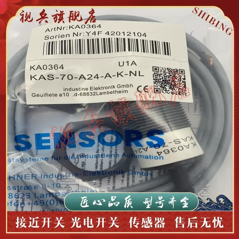 Proximity Switch Sensor for KAS-70-A24-A-Y3-NL KAS-80-A24-A-Y3-NL In Stock
Proximity Switch Sensor for KAS-70-A24-A-Y3-NL KAS-80-A24-A-Y3-NL In Stock