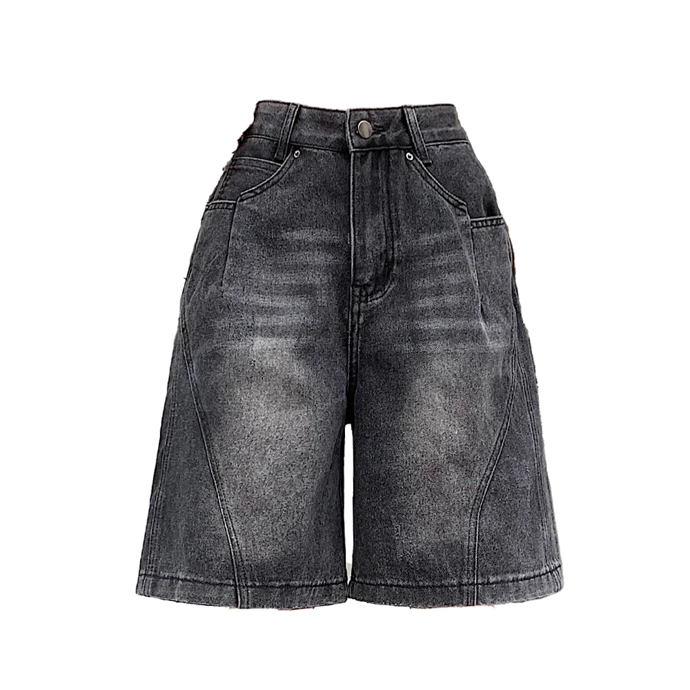 Women's Black Gothic Baggy Denim Shorts Y2K Harajuku High Street 2000S Style Aesthetic Vintage Wide Legs Denim Shorts Clothing
Women's Black Gothic Baggy Denim Shorts Y2K Harajuku High Street 2000S Style Aesthetic Vintage Wide Legs Denim Shorts Clothing