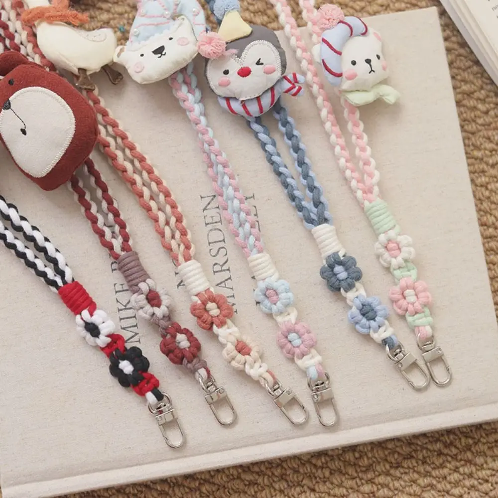 Sweet Handmade Wrist Strap Cartoon Brooch Colourful Crochet Weave Lanyard Pendant Anti-Lost Bag Braided Rope Daily
Sweet Handmade Wrist Strap Cartoon Brooch Colourful Crochet Weave Lanyard Pendant Anti-Lost Bag Braided Rope Daily