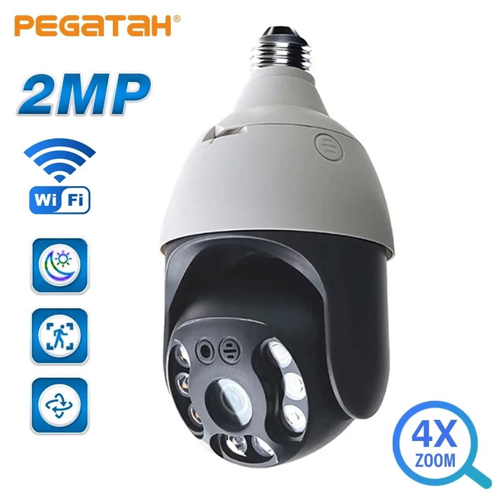 BIG SALE 5MP IP Camera Outdoor E27 Bulb Dual Lens Wifi 4X Zoom 360° Panoramic Security Surveillance PTZ Camera for Tuya Smart
BIG SALE 5MP IP Camera Outdoor E27 Bulb Dual Lens Wifi 4X Zoom 360° Panoramic Security Surveillance PTZ Camera for Tuya Smart