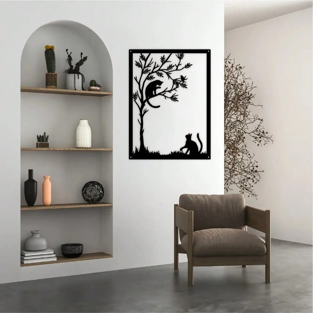 Modern Cat Silhouette Metal Wall Art Indoor Outdoor Decor Pet Lover Gift
Modern Cat Silhouette Metal Wall Art Indoor Outdoor Decor Pet Lover Gift