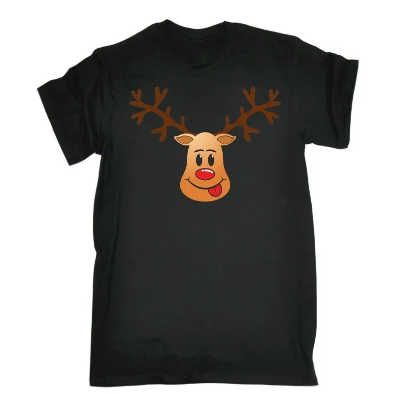 Funny Rudolph Santa Reindeer T-Shirt 100% Cotton O-Neck Short Sleeve Summer Casual Mens T-shirt Streetwear
Funny Rudolph Santa Reindeer T-Shirt 100% Cotton O-Neck Short Sleeve Summer Casual Mens T-shirt Streetwear