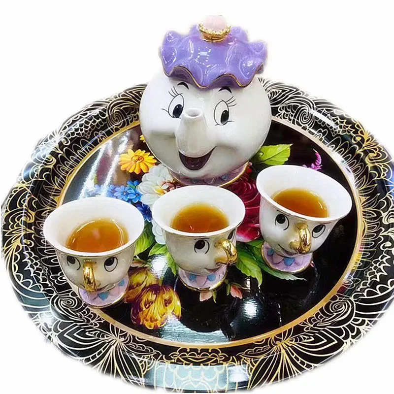Disney Beauty and the Beast Mrs. Potts Ceramic Teapot Chip Teacup Cartoon Character Set Home Decor Gift for Kids Fans
Disney Beauty and the Beast Mrs. Potts Ceramic Teapot Chip Teacup Cartoon Character Set Home Decor Gift for Kids Fans