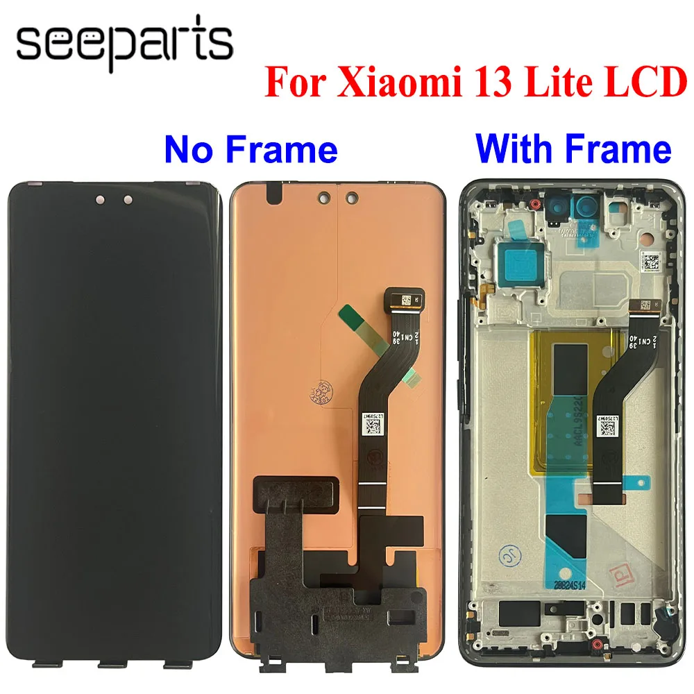 6.55" OLED For Xiaomi 13 Lite LCD Display Screen Touch Digitizer Assembly For Xiaomi 13Lite Replacement Parts
6.55" OLED For Xiaomi 13 Lite LCD Display Screen Touch Digitizer Assembly For Xiaomi 13Lite Replacement Parts