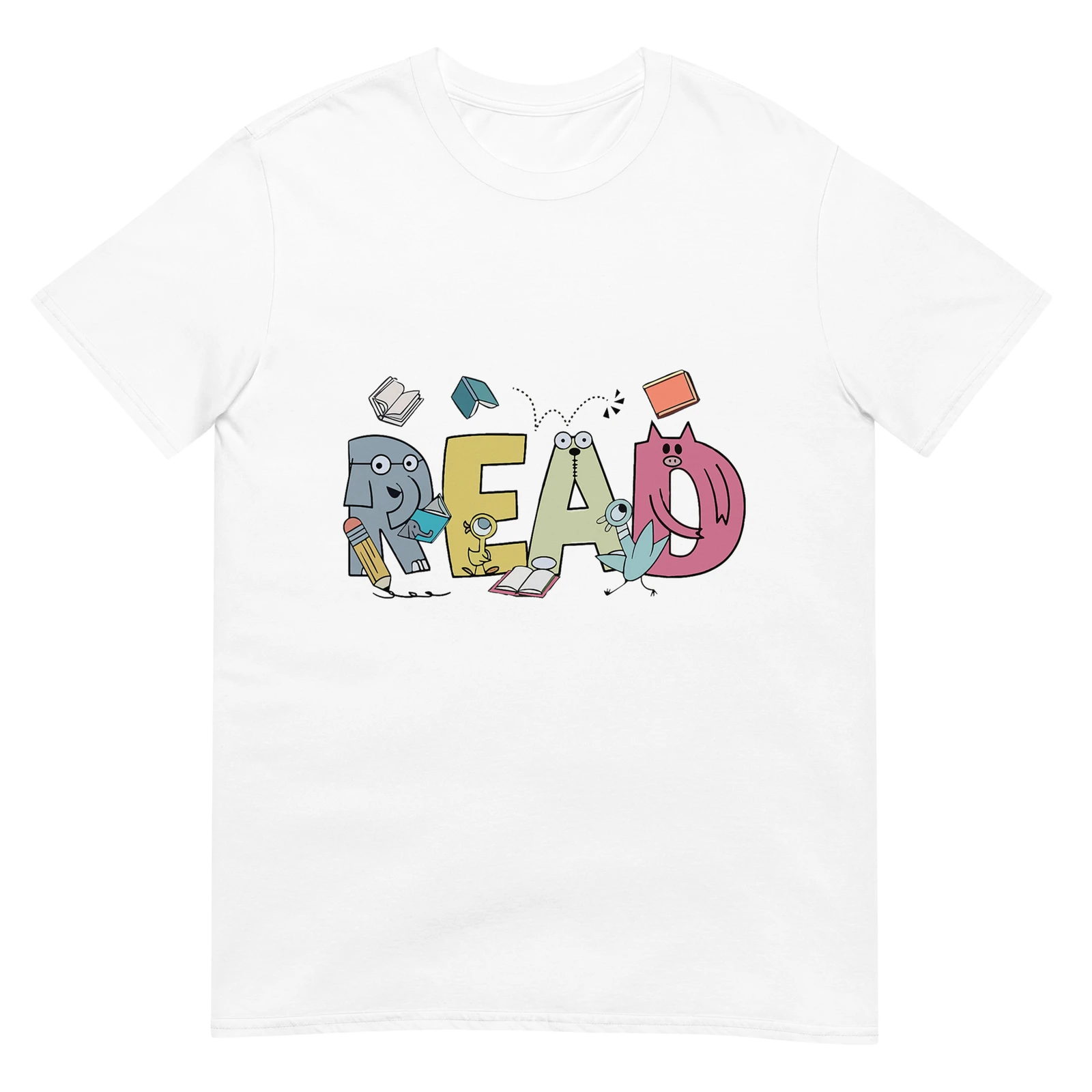 Cute Elephant & Pigeon Teacher T-Shirt for School Librarian Fans
Cute Elephant & Pigeon Teacher T-Shirt for School Librarian Fans