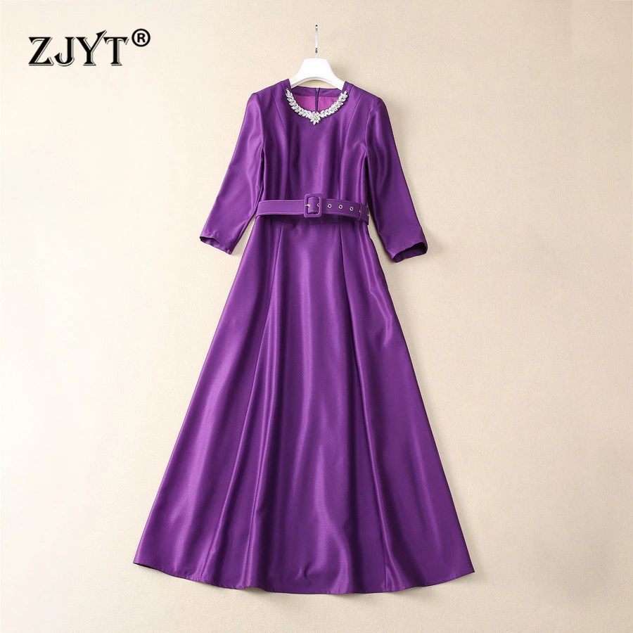 ZJYT Elegant Luxury Diamonds Long Evening Party Dresses Women Spring 2025 New Three Quarter Sleeve Solid Vintage Aline Dress Red
ZJYT Elegant Luxury Diamonds Long Evening Party Dresses Women Spring 2025 New Three Quarter Sleeve Solid Vintage Aline Dress Red