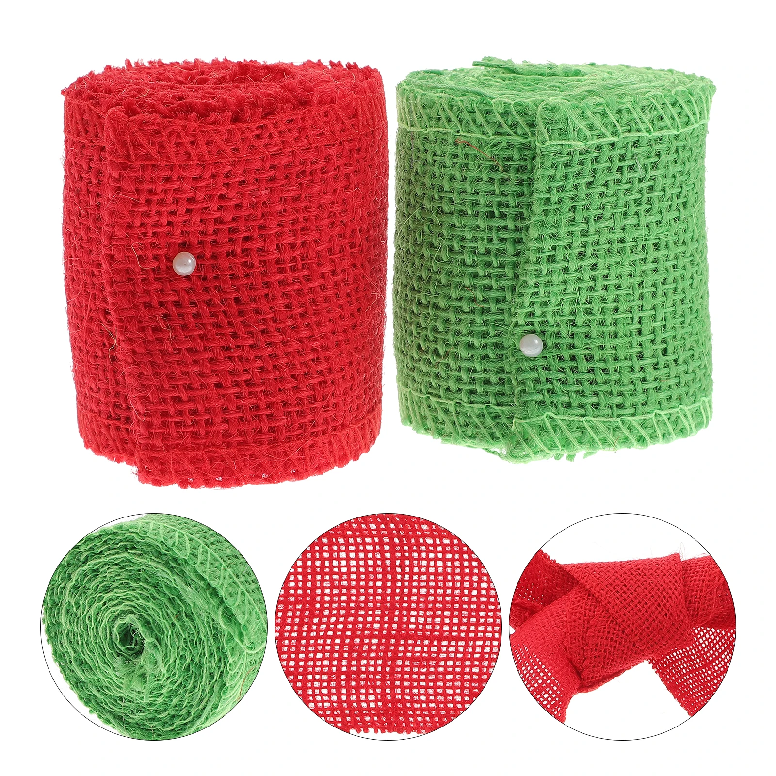2 Rolls Jute Ribbon for Crafts Fall Burlap Gift Wrapping Christmas Decor Holiday Supplies Safe Durable Easy to Cut
2 Rolls Jute Ribbon for Crafts Fall Burlap Gift Wrapping Christmas Decor Holiday Supplies Safe Durable Easy to Cut