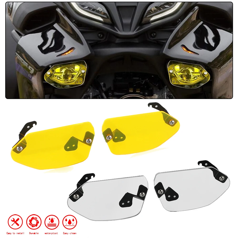 Motorcycle For YAMAHA Tracer 900/9/GT 900GT 9GT 2021-2024 Headlight Protector Headlamp Shield Guard Screen Protective Cover
Motorcycle For YAMAHA Tracer 900/9/GT 900GT 9GT 2021-2024 Headlight Protector Headlamp Shield Guard Screen Protective Cover