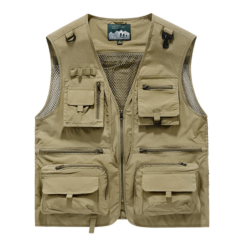 Photo Cargo Vest Jacket Multi Pockets Vests men Men's Casual Lightweight Outdoor Fishing Work Safari Travel
Photo Cargo Vest Jacket Multi Pockets Vests men Men's Casual Lightweight Outdoor Fishing Work Safari Travel