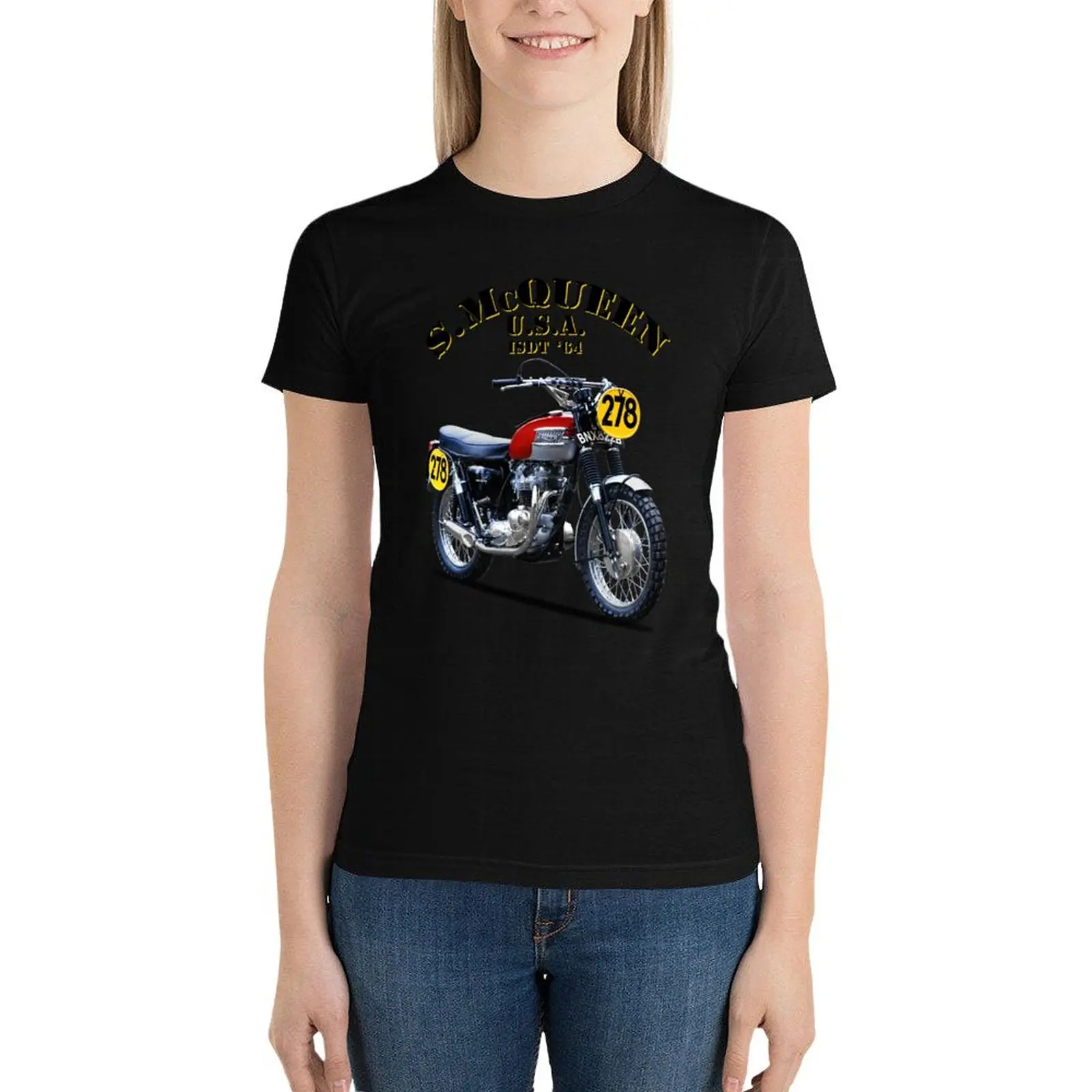 The ISDT Motorcycle 1964 T-Shirt funny oversized kawaii clothes t shirts for Womens
The ISDT Motorcycle 1964 T-Shirt funny oversized kawaii clothes t shirts for Womens
