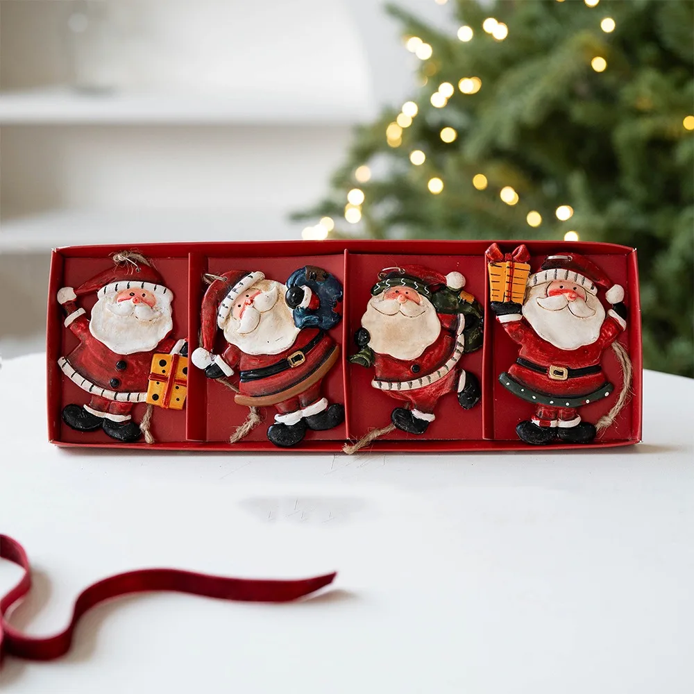 Cartoon Christmas Hanging Ornaments Handmade DIY Craft Snowman Pendant Resin Santa Claus Figurine Christmas Tree Decor
Cartoon Christmas Hanging Ornaments Handmade DIY Craft Snowman Pendant Resin Santa Claus Figurine Christmas Tree Decor