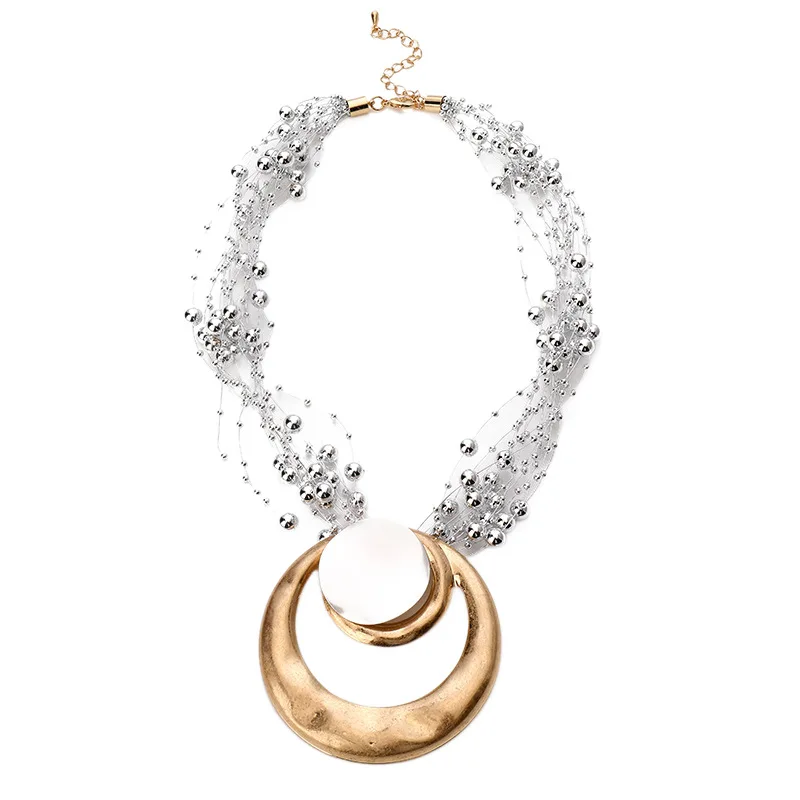 Women Multi Layer Stacked Silver Chain Trendy Geometric Pendant Elegant Long Sweater Necklace Accessories
Women Multi Layer Stacked Silver Chain Trendy Geometric Pendant Elegant Long Sweater Necklace Accessories