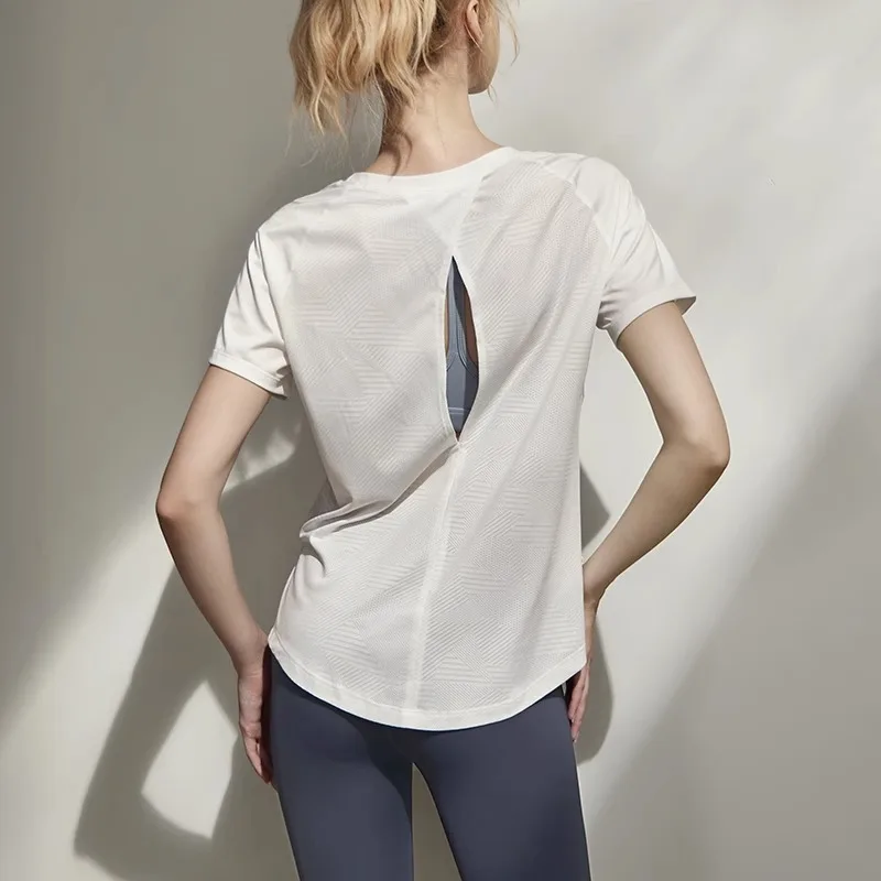 Summer Women Loose Mesh Breathable Yoga Tops Short Sleeves Sport T-Shirts Hollow Out Running Shirts Girls Gym Workout Top Blouse
Summer Women Loose Mesh Breathable Yoga Tops Short Sleeves Sport T-Shirts Hollow Out Running Shirts Girls Gym Workout Top Blouse