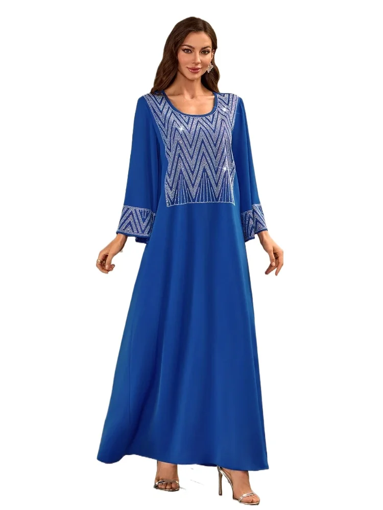 Eid Abaya Women Diamond Dress Ramadan Long Dresses Muslim Party Jalabiya Abayas Vestidos Largos Kaftan Arab Long Robe 2025 
Eid Abaya Women Diamond Dress Ramadan Long Dresses Muslim Party Jalabiya Abayas Vestidos Largos Kaftan Arab Long Robe 2025