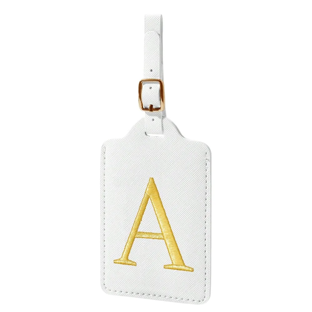 PU Leather Material Luggage Tag Embroidered Letters Privacy Flap Design Durable Suitcase ID Tag A-Z Letters Name Card Slot
PU Leather Material Luggage Tag Embroidered Letters Privacy Flap Design Durable Suitcase ID Tag A-Z Letters Name Card Slot