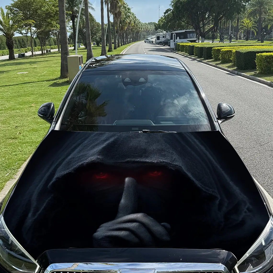 Плащ с красными глазами, таинственный человек, наклейки на капот автомобиля, наклейки для украшения автомобиля, наклейки для внедорожников и грузовиков, автозапчасти, высококачественные подарки F 
Плащ с красными глазами, таинственный человек, наклейки на капот автомобиля, наклейки для украшения автомобиля, наклейки для внедорожников и грузовиков, автозапчасти, высококачественные подарки F