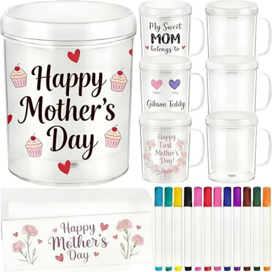 18 Set Mother Day Coloring Craft Bulk Painting Your Own Mug Craft for Mom 8 oz DIY Drawing Coffee Cup Ideal Mother Day Coloring
18 Set Mother Day Coloring Craft Bulk Painting Your Own Mug Craft for Mom 8 oz DIY Drawing Coffee Cup Ideal Mother Day Coloring