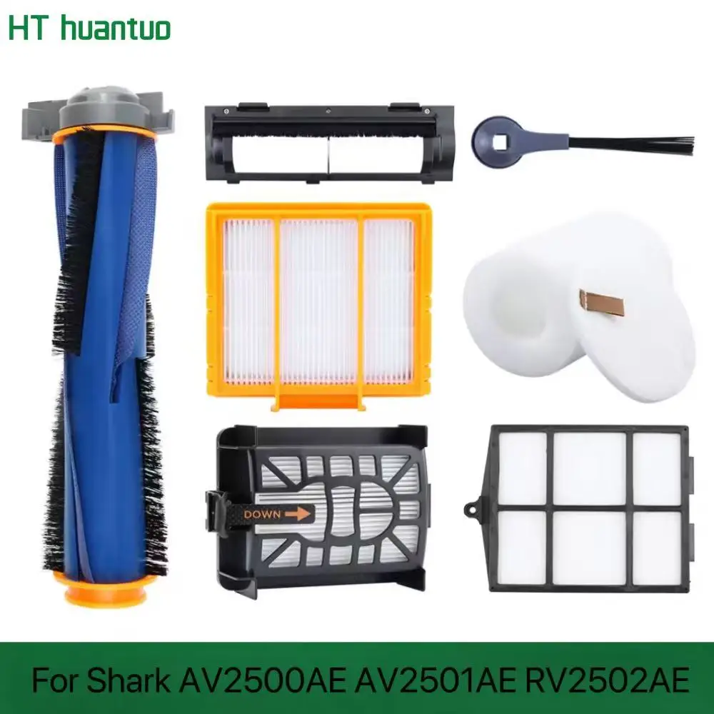 Shark AV2500AE AV2501AE RV2502AE Robot Vacuum Accesso Main Side Brush Hepa Filter Spare Parts Replacement Kit Pack
Shark AV2500AE AV2501AE RV2502AE Robot Vacuum Accesso Main Side Brush Hepa Filter Spare Parts Replacement Kit Pack