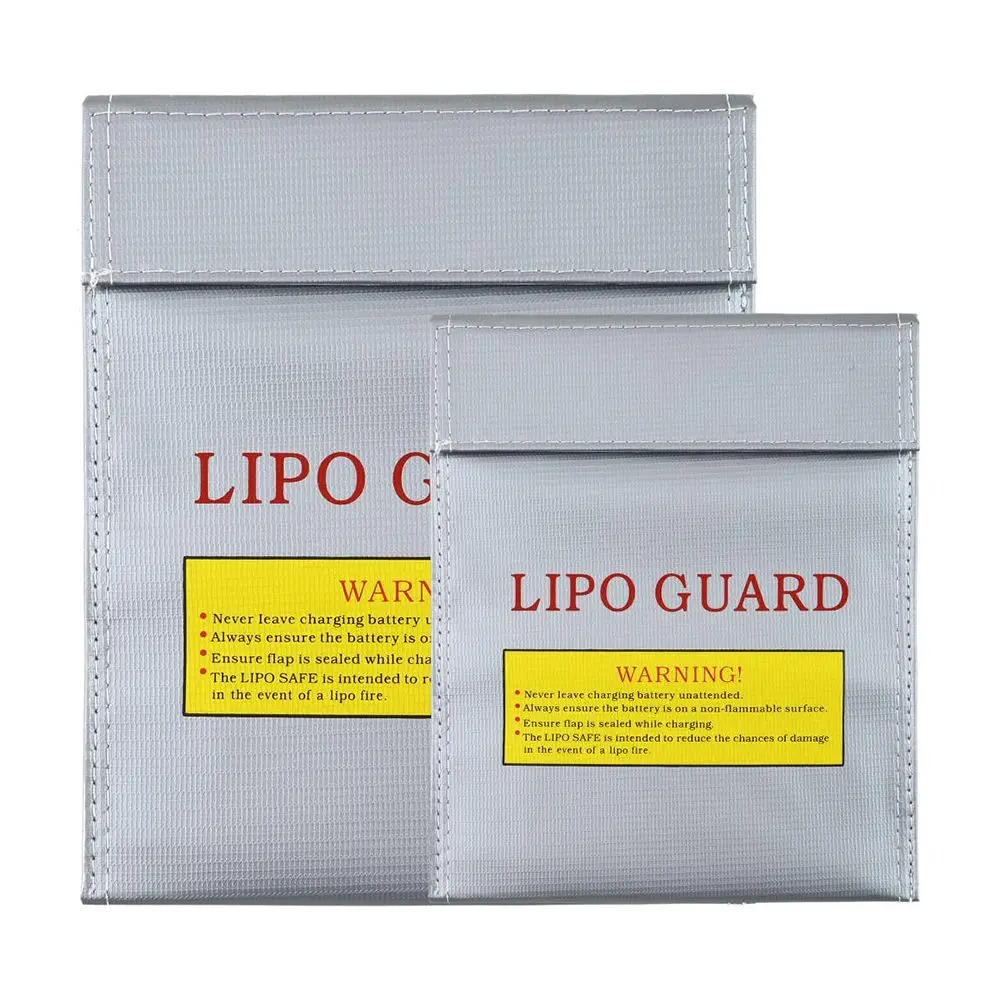 18x23cm Lipo Safety Guard Pouch Durable Fiberglass Fireproof Grey Storage Bag Home Workshop Charging Sack
18x23cm Lipo Safety Guard Pouch Durable Fiberglass Fireproof Grey Storage Bag Home Workshop Charging Sack