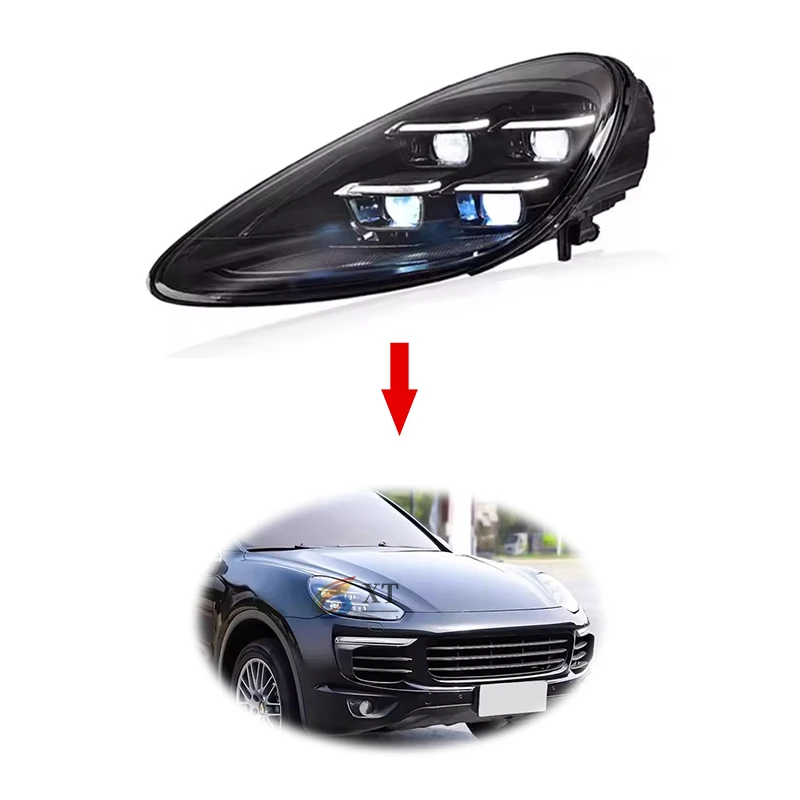Upgrade For Porsche Cayenne 2011-2017 To 2024 LED Matrix Style Headlight Assembly Head Lamp Head Light Plug And Play
Upgrade For Porsche Cayenne 2011-2017 To 2024 LED Matrix Style Headlight Assembly Head Lamp Head Light Plug And Play
