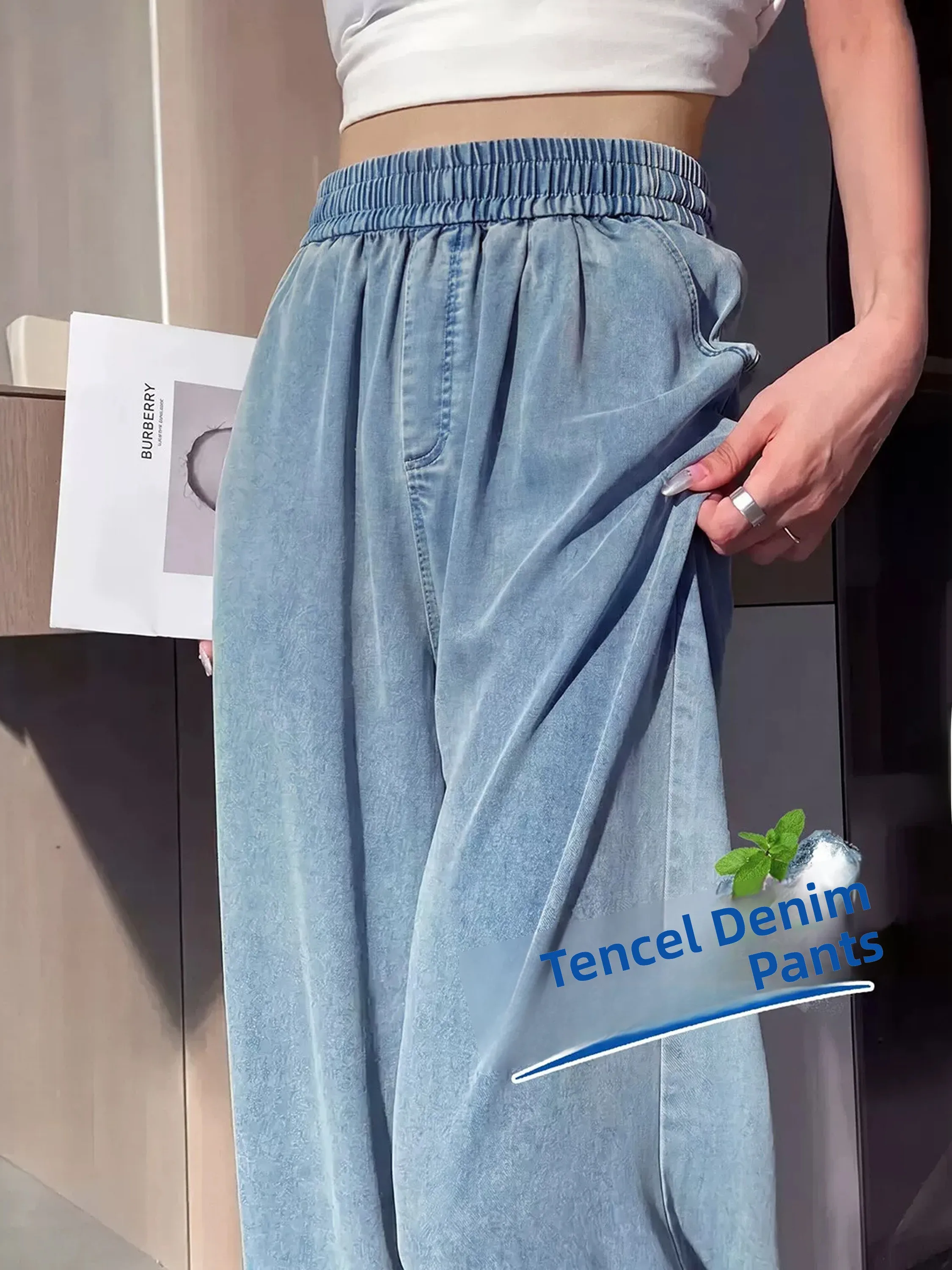 Summer New Women's Wide Leg Jeans Loose Fit Slimming Thin High Waist Straight Cut Denim Comfortable Breathable Casual ...
Summer New Women's Wide Leg Jeans Loose Fit Slimming Thin High Waist Straight Cut Denim Comfortable Breathable Casual ...