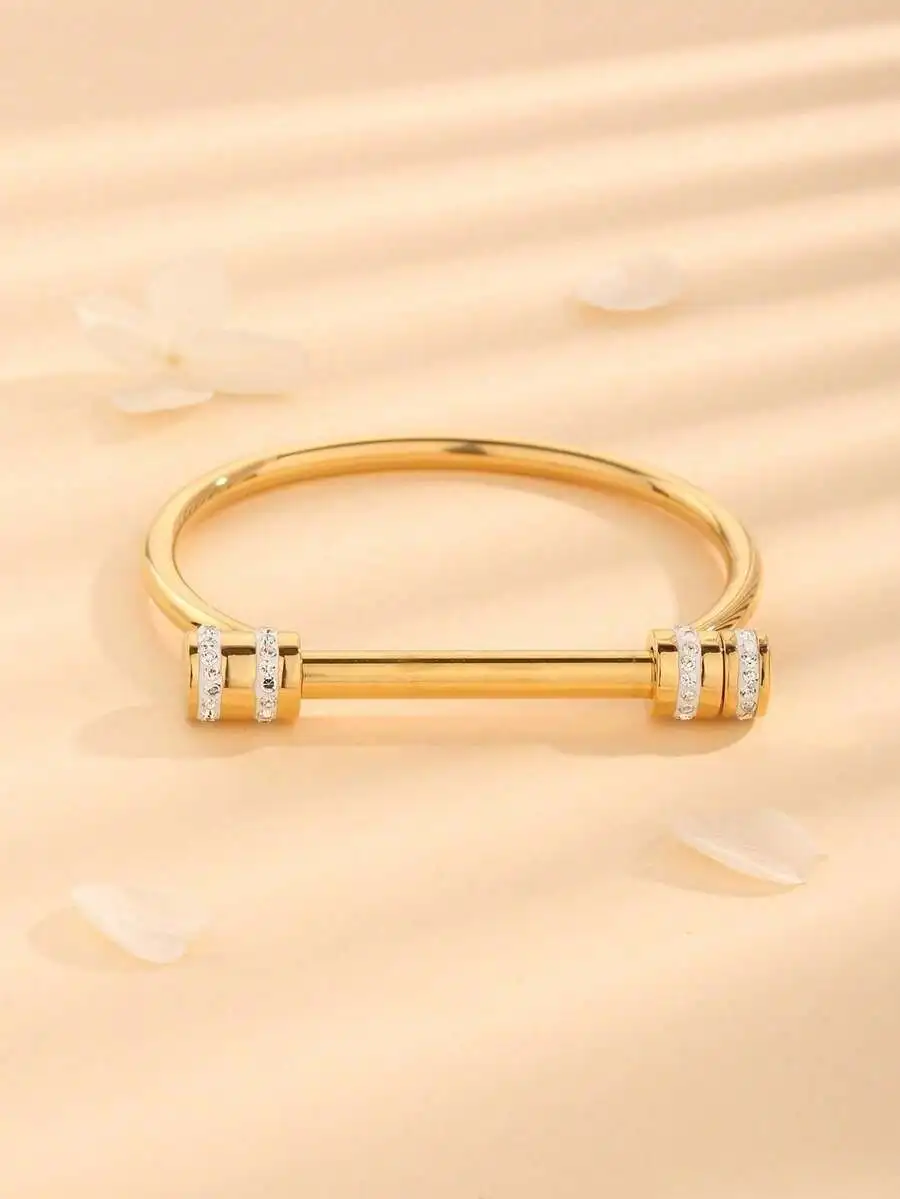 1pc Stylish Women's Mud Brick Horseshoe Bangle, Elegant Fashion Accessory Gift For Her
1pc Stylish Women's Mud Brick Horseshoe Bangle, Elegant Fashion Accessory Gift For Her