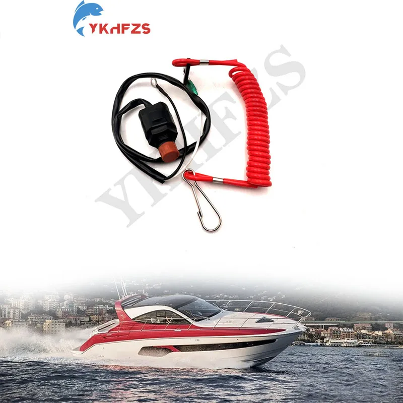 Boat Engine Emergency Safety Stop Switch With Lanyard For Yamaha Outboard Motor Manufacturer's direct supply 65W‑82575‑01
Boat Engine Emergency Safety Stop Switch With Lanyard For Yamaha Outboard Motor Manufacturer's direct supply 65W‑82575‑01