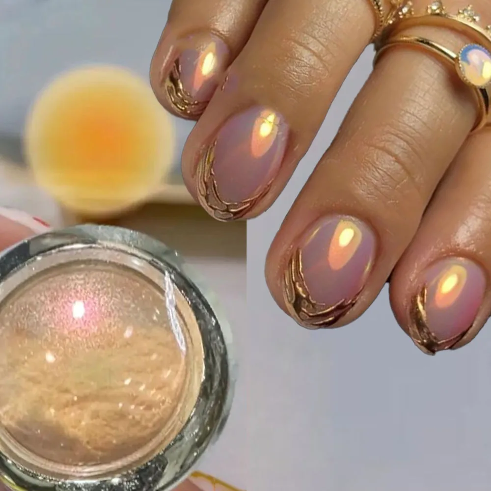 1Jar 0.3g Aurora Orange Mirror Nail Glitter Powder Pearlescent Unicorn Effect Nail Art Pigment UV Gel Polish Nail Rubbing Dust
1Jar 0.3g Aurora Orange Mirror Nail Glitter Powder Pearlescent Unicorn Effect Nail Art Pigment UV Gel Polish Nail Rubbing Dust