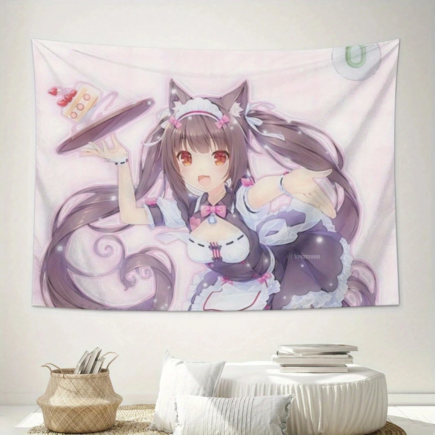 1pc Kawaii Nekopara Tapestry, Pastel Chocola Maid Print, Polyester 2D Wall Art, Aesthetic Anime Backdrop for Bedroom Dorm, Sweet
1pc Kawaii Nekopara Tapestry, Pastel Chocola Maid Print, Polyester 2D Wall Art, Aesthetic Anime Backdrop for Bedroom Dorm, Sweet