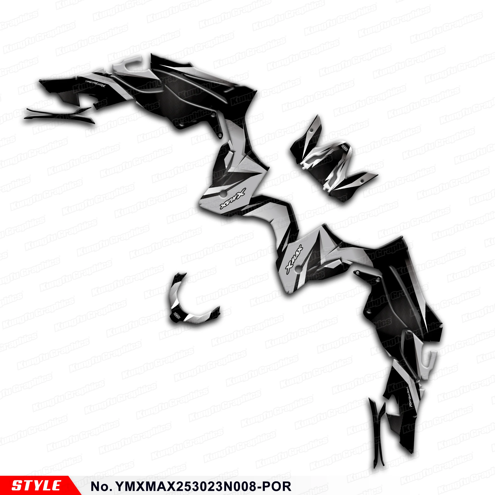 Racing Graphics Vinyl Sticker Kit for Yamaha XMAX 250 300 2023 2024, YMXMAX253023N008-POR
Racing Graphics Vinyl Sticker Kit for Yamaha XMAX 250 300 2023 2024, YMXMAX253023N008-POR