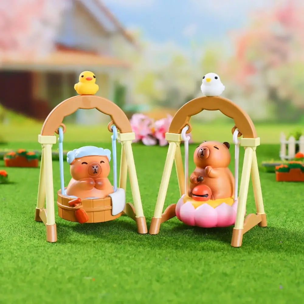 Mini Random Type Capybara Anime Figure Swinging Lying Sitting Capybara Figure Cartoon Bath Capybara PVC Model Birthday Gift
Mini Random Type Capybara Anime Figure Swinging Lying Sitting Capybara Figure Cartoon Bath Capybara PVC Model Birthday Gift