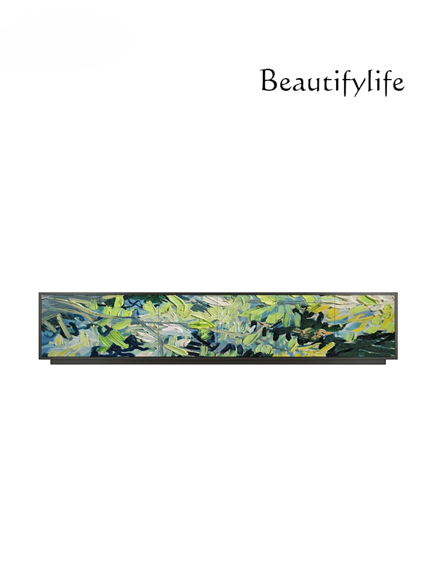 Modern Art Painted TV Cabinet Living Room Home Storage Floor Cabinet Solid Wood Floor Storage Cabinet
Modern Art Painted TV Cabinet Living Room Home Storage Floor Cabinet Solid Wood Floor Storage Cabinet