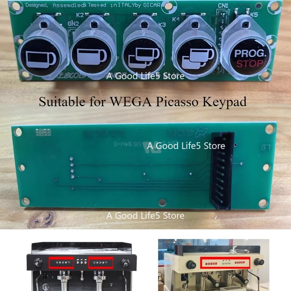 Suitable for Legendary Aibo Pegasus Huijia Rocket Bezera GINO Nova WEGA Coffee Machine Button Screen Main Board Accessories
Suitable for Legendary Aibo Pegasus Huijia Rocket Bezera GINO Nova WEGA Coffee Machine Button Screen Main Board Accessories