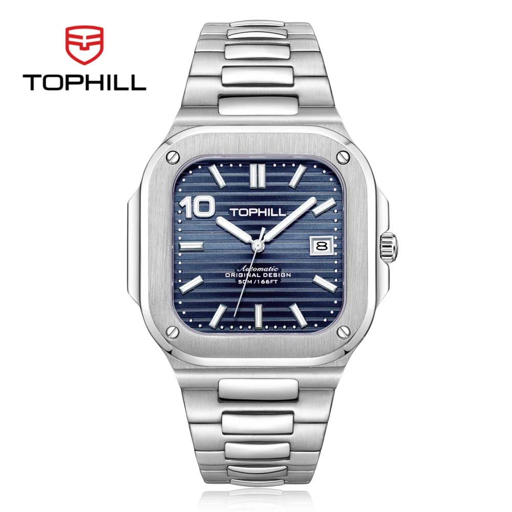 TOPHILL 39mm Square Automatic Watch Mechanical Ultra-Thin Case 9019 Movement Sapphire 5ATM Oil-Pressured Dial DS-1 Lume TW089G
TOPHILL 39mm Square Automatic Watch Mechanical Ultra-Thin Case 9019 Movement Sapphire 5ATM Oil-Pressured Dial DS-1 Lume TW089G