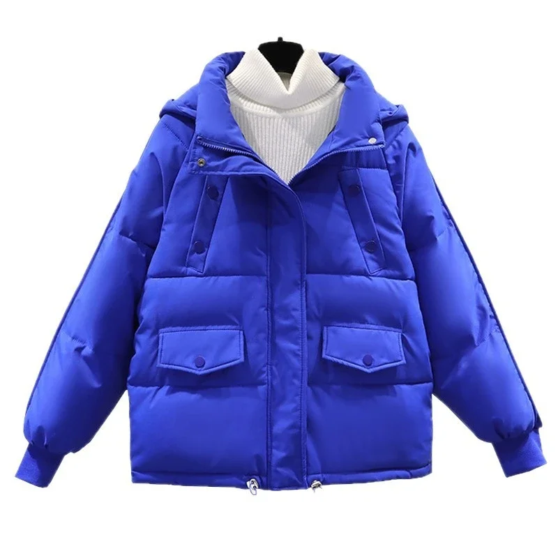 Clothes Short Down Cotton Clothes Women's Korean Version Loose Autumn Winter Coats Thickened, Beautiful Comfortable New Models
Clothes Short Down Cotton Clothes Women's Korean Version Loose Autumn Winter Coats Thickened, Beautiful Comfortable New Models