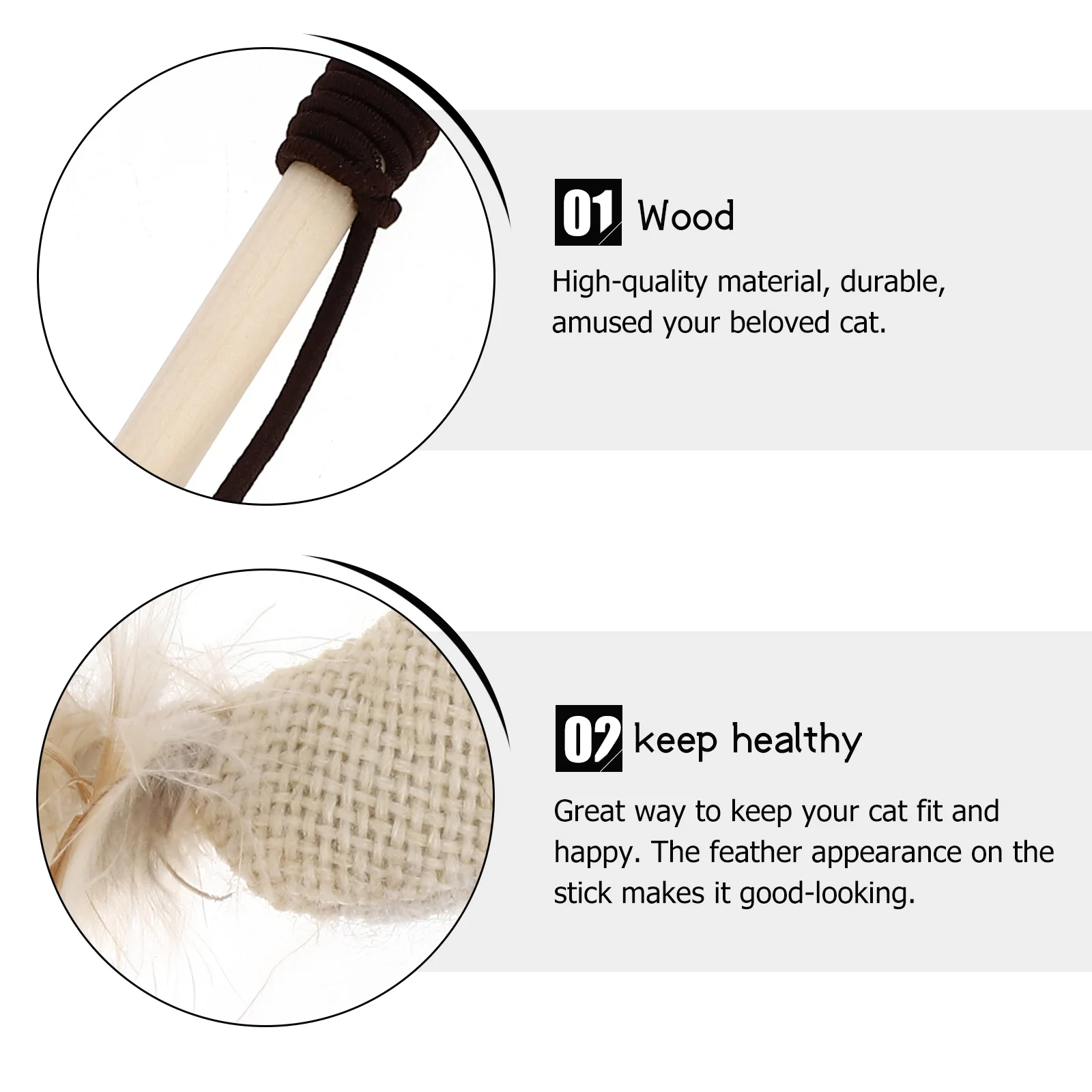 3pcs Teaser Plaything For Cats Playthings Interactive Cat Kitten Flirting Stick Kitten Training Cat Playing Rods
3pcs Teaser Plaything For Cats Playthings Interactive Cat Kitten Flirting Stick Kitten Training Cat Playing Rods