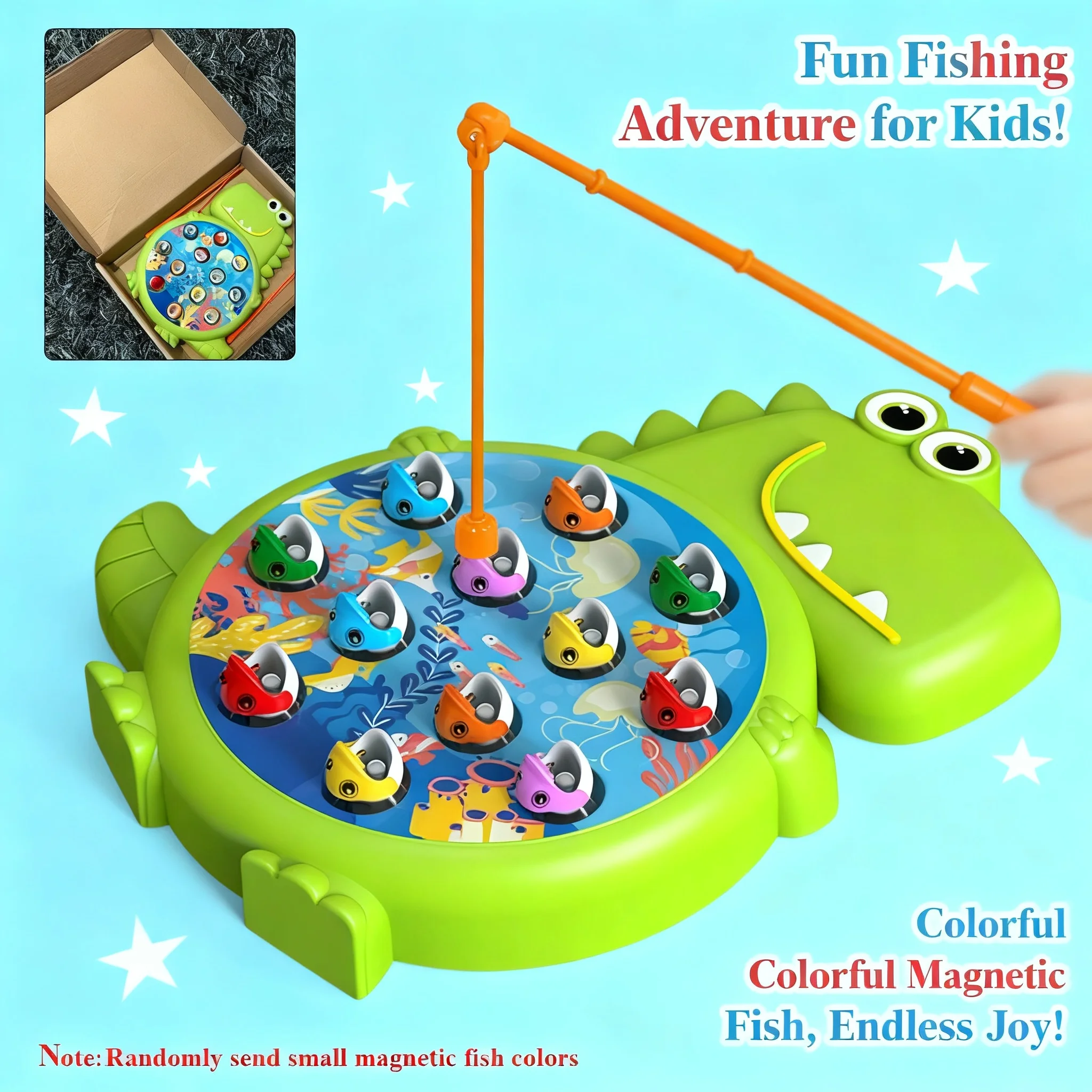 Magnetic Dinosaur Fishing Game Toy for Children Montessori Educational Rod Play Baby Kids Gift No Rotating Simple
Magnetic Dinosaur Fishing Game Toy for Children Montessori Educational Rod Play Baby Kids Gift No Rotating Simple