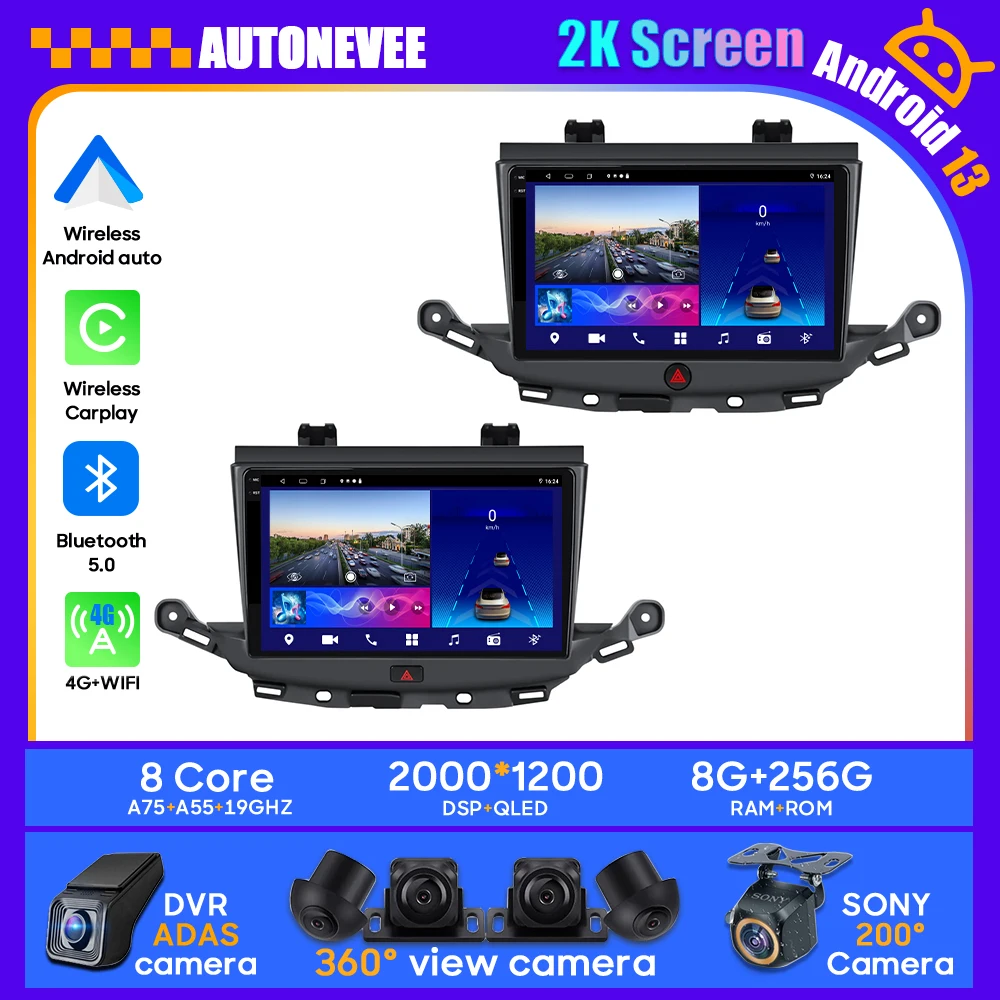 Android Car For Opel Astra K 2015 - 2019 Stereo Unit Multimedia Radio Video Player GPS No 2din DVD Wireless Carplay Android Auto
Android Car For Opel Astra K 2015 - 2019 Stereo Unit Multimedia Radio Video Player GPS No 2din DVD Wireless Carplay Android Auto