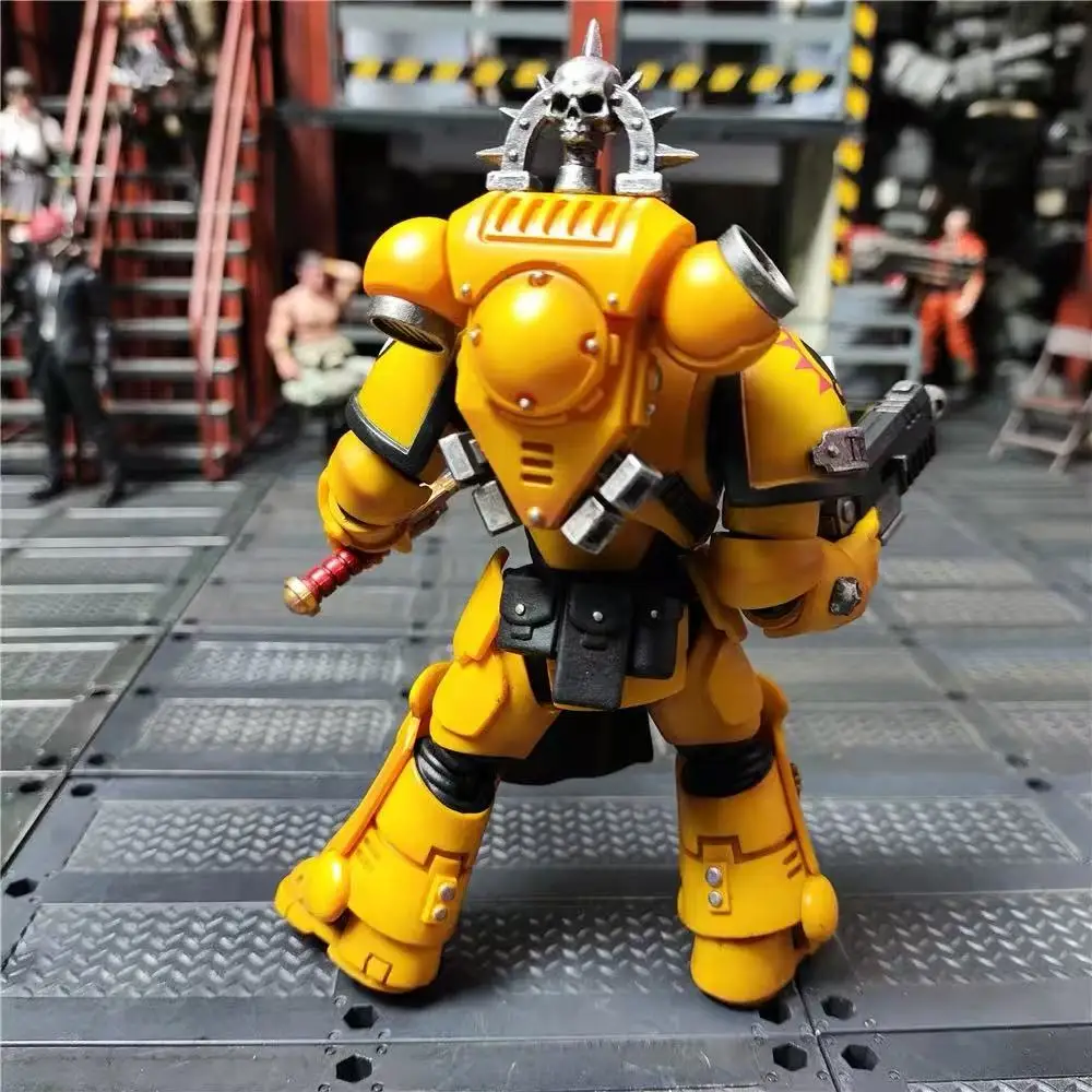 【JOYTOY】1/18 Фигурка Warhammer 40K Имперские кулаки Лейтенант с моделью солдата с силовым мечом
【JOYTOY】1/18 Фигурка Warhammer 40K Имперские кулаки Лейтенант с моделью солдата с силовым мечом