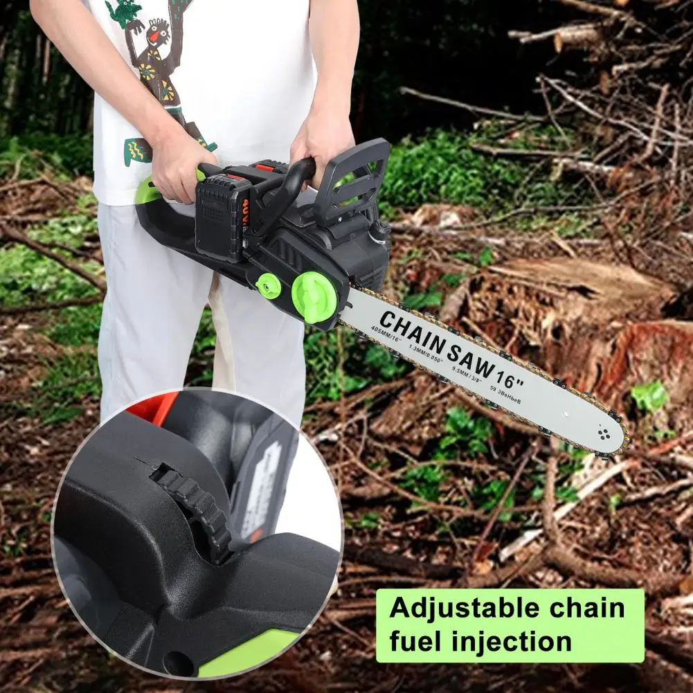 16 Inch Cordless Chainsaw, Brushless Motor Electric Chainsaw, Battery Powered Chainsaw with 2 x 4Ah Batteries, Auto-Lubrication
16 Inch Cordless Chainsaw, Brushless Motor Electric Chainsaw, Battery Powered Chainsaw with 2 x 4Ah Batteries, Auto-Lubrication