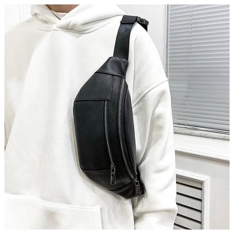 Кожаная мужская деловая поясная сумка из воловьей кожи, мужская нагрудная сумка большой вместимости
Кожаная мужская деловая поясная сумка из воловьей кожи, мужская нагрудная сумка большой вместимости