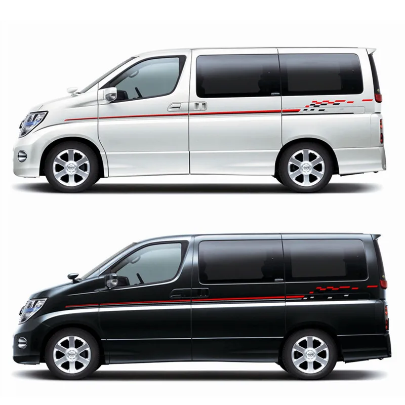 Car Stickers NISMO INSPIRED R-TUNE BODY STRIPE DECAL For NISSAN ELGRAND E51 sports Vinyl decals
Car Stickers NISMO INSPIRED R-TUNE BODY STRIPE DECAL For NISSAN ELGRAND E51 sports Vinyl decals